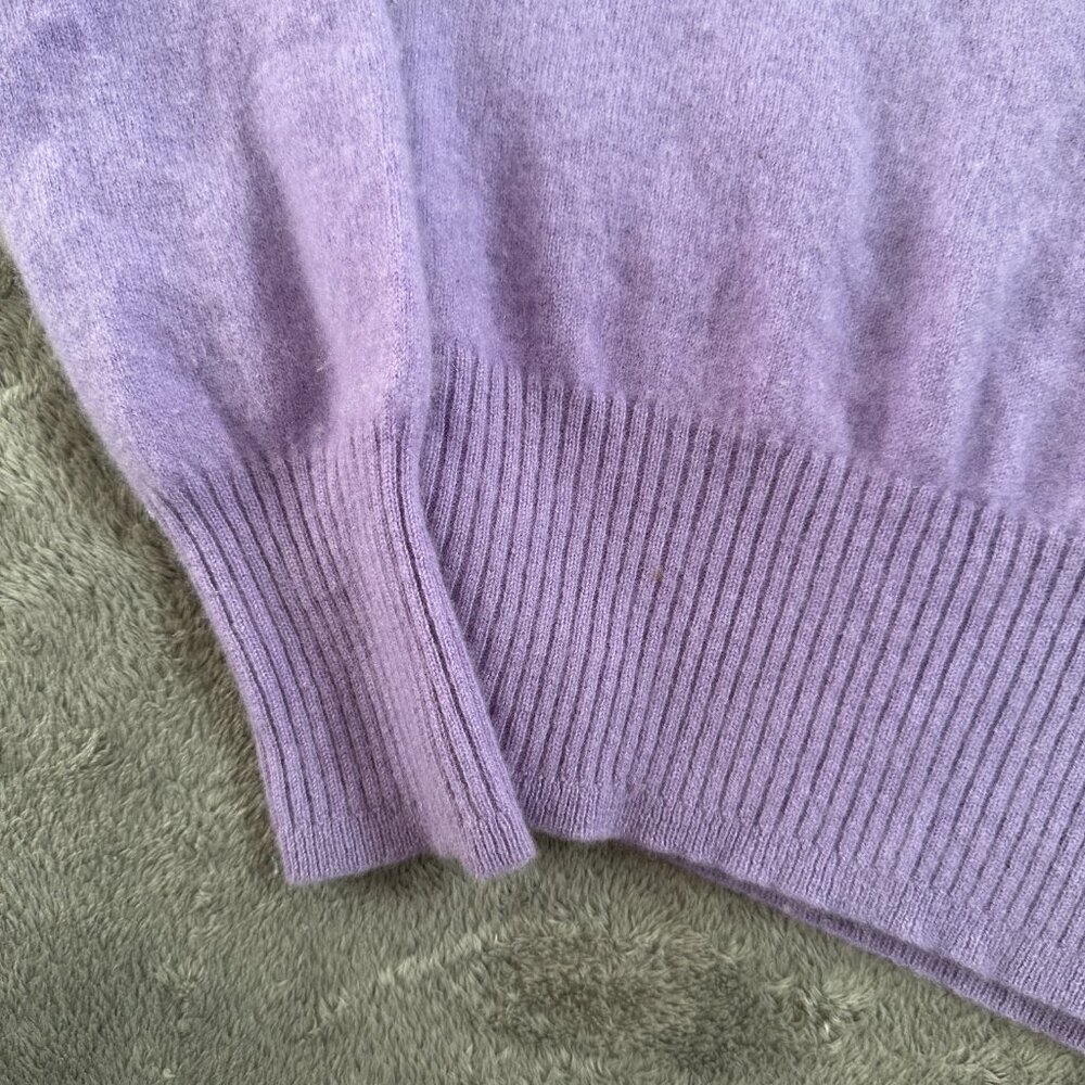 J. Crew Cashmere Cropped  Sweater XS Women's Lavender Purple - Picture 2 of 7